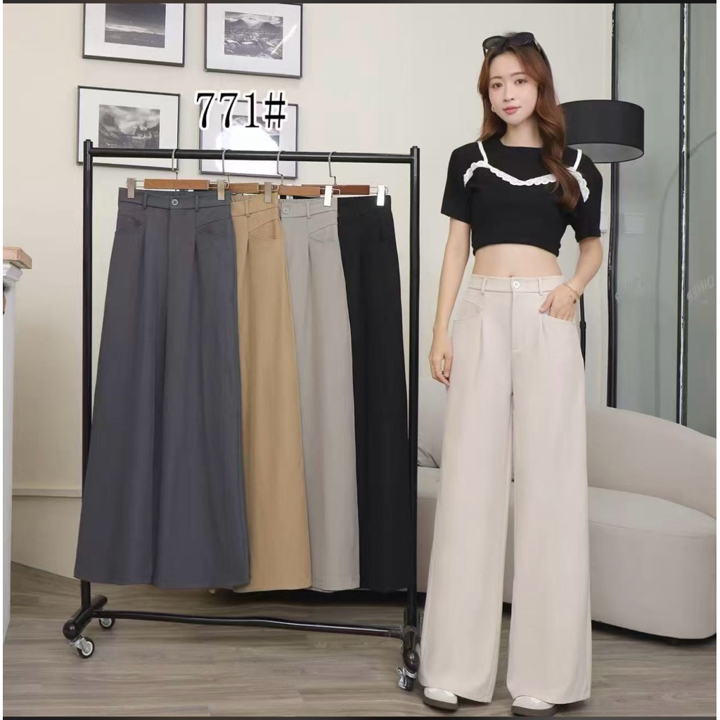 celana kulot wanita katun import premium kulot wanita import premium