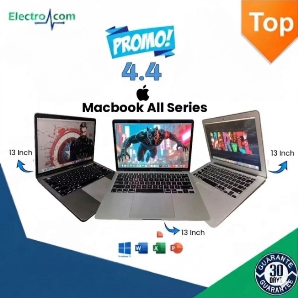 [PROMO] Macbook Pro / Air 2020 2019 2017 2015 Retina 13Inch Quad Core / Intel Core i7 i5 i3 - 8/512 