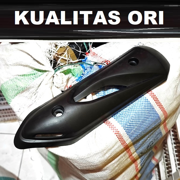 COVER KNALPOT BEAT KARBU kualitas ori carbu pelindung tameng kenalpot kvy