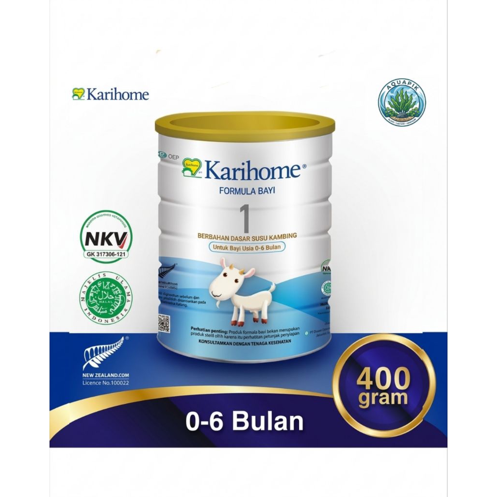 Karihome Susu Kambing Step 1 (0 - 6 Bulan) 400gr