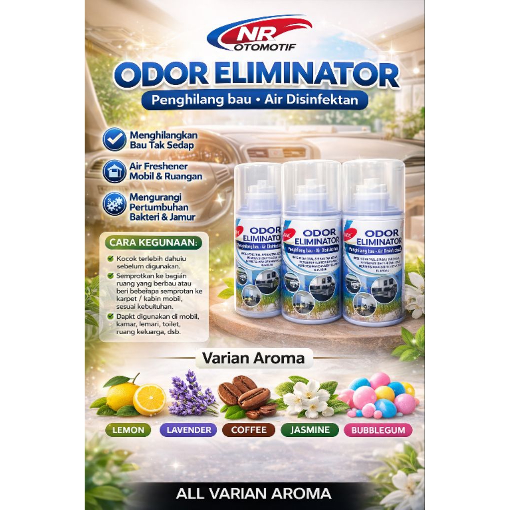 odor eliminator 150 ml fogging mobil Parfum mobil anti bakteri