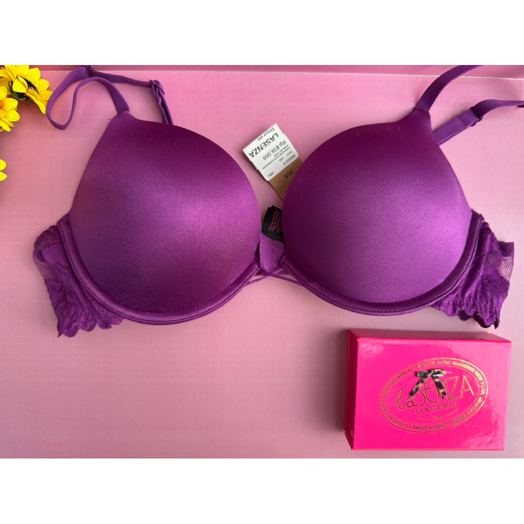 Bra La Senza Hello Sugar Size 36A Sparkling Grape Sexy Ekslusif Lasenza
