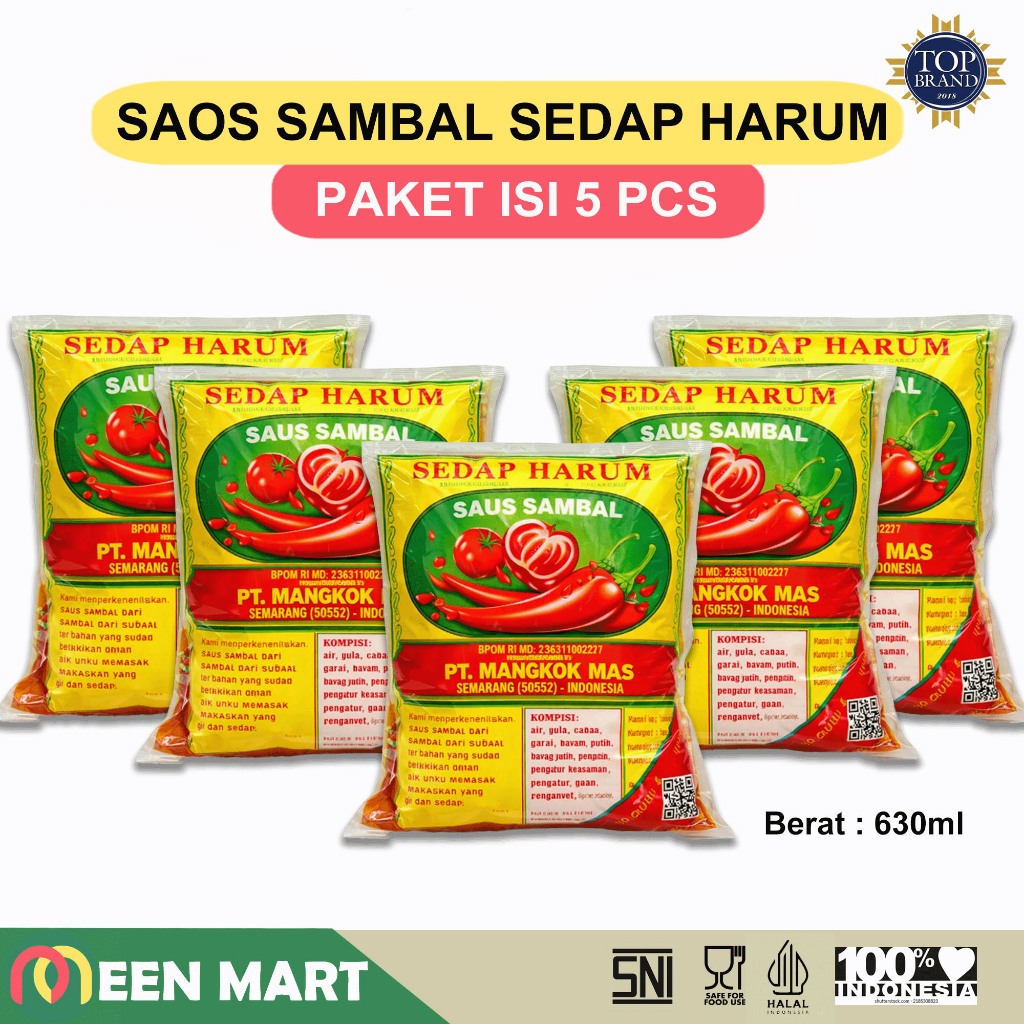Saos Sedap Harum Pt Mangkok  5 Pcs Terbaru