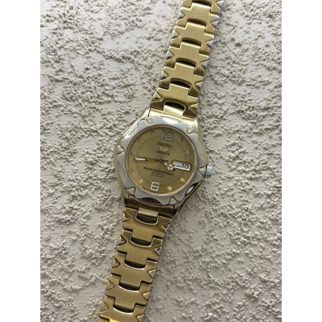 Arloji Jam tangan Seiko Sport 7s36c Vintage Second Preloved
