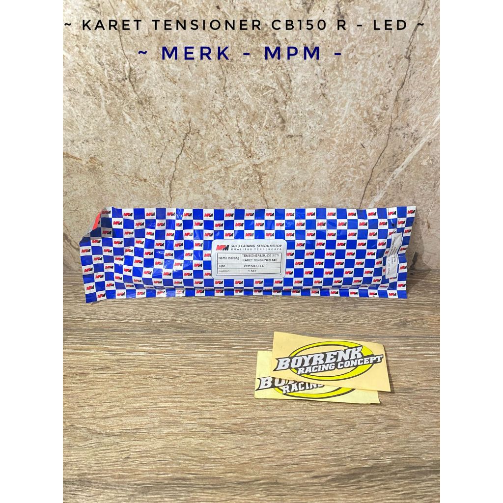 KARET LIDAH TENSIONER SONIC 150R CBR 150R LED ( K56) MPM - BOYRENK RACING OLSHOP