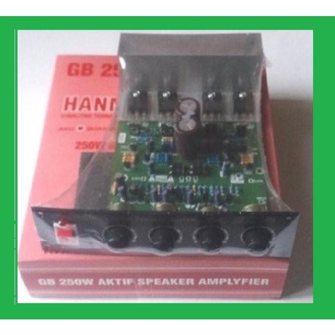 MB046 Rakitan GB250w Aktif Speaker stereo ( Tone Control + Amplifier )