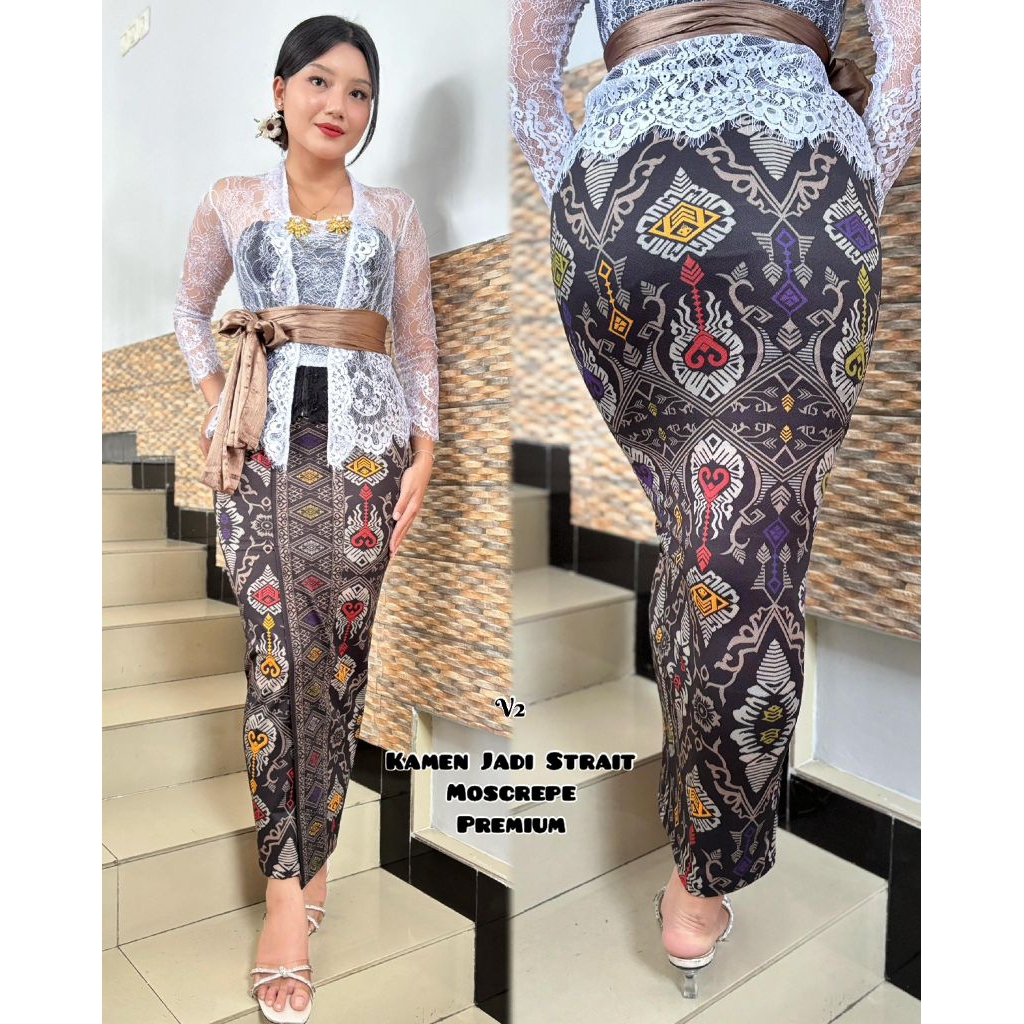 Rok bali Kamen jadi batik bali strait