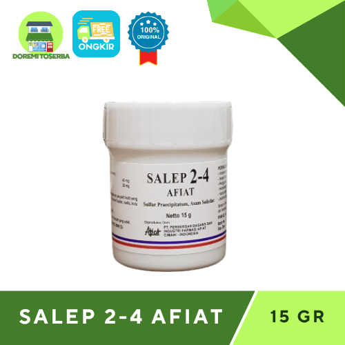 SALEP 24 2-4 Afiat 15gr - Obat Kulit untuk Gatal Jamur Kudis Eksim Skabies