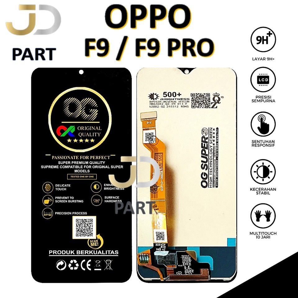 LCD TOUCHSCREEN OPPO F9 / F9 PRO ORIGINAL 100% COMPLETE ORIGINAL 100%