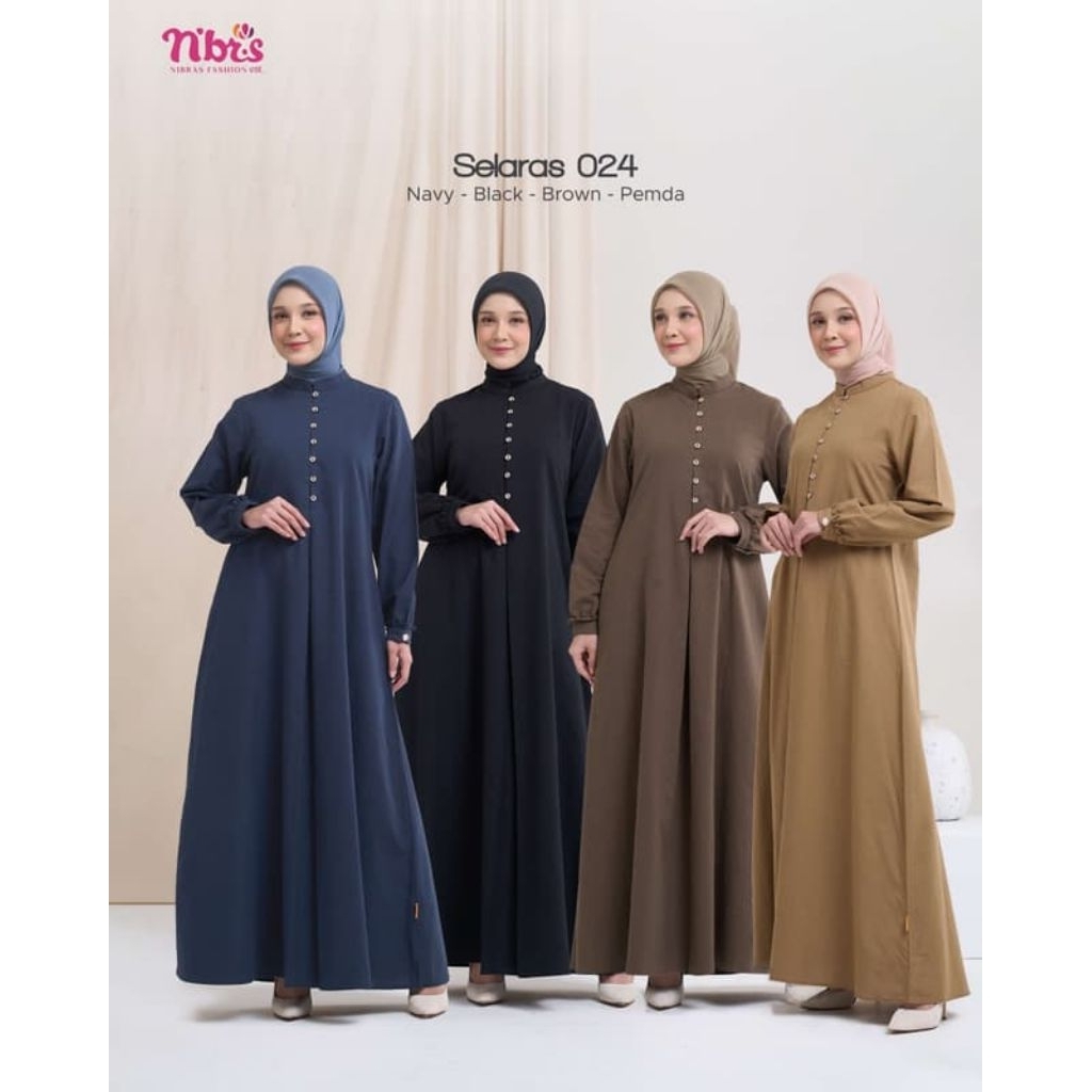 GAMIS NIBRAS SELARAS 024 SALE SPISIAL CUCI GUDANG /GAMIS NIBRAS DEWASA PROMO