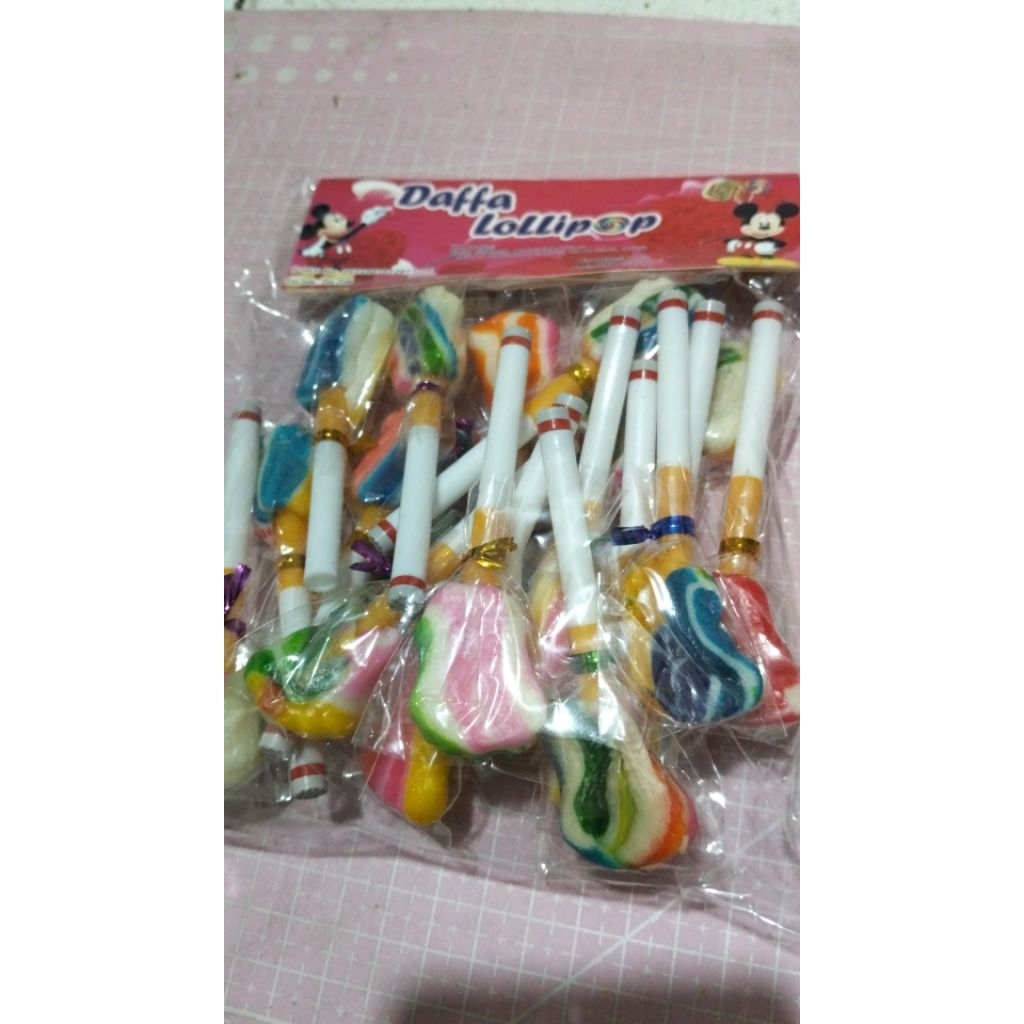 20 Pcs Mainan permen Rokok lollipop