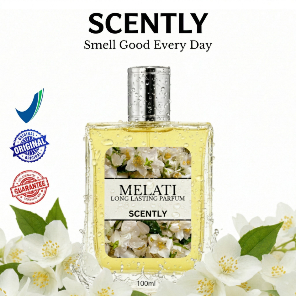 SCENTLY - PARFUM MELATI 100ML Parfum Pria Wanita Women Tahan Lama JASMINE MELATI 100 ML - Eau De Par