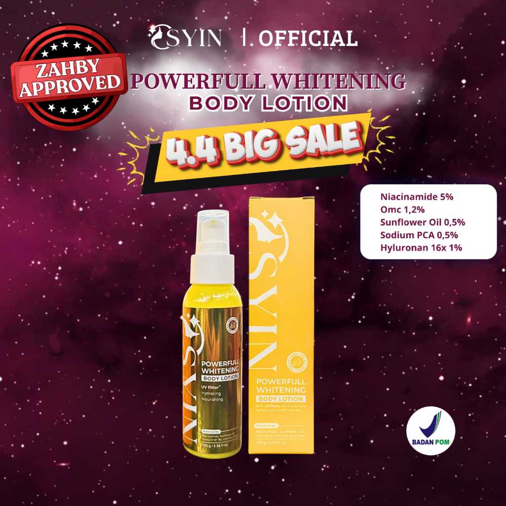 POWERFULL Whitening Body Lotion 100ml Osyin Glow