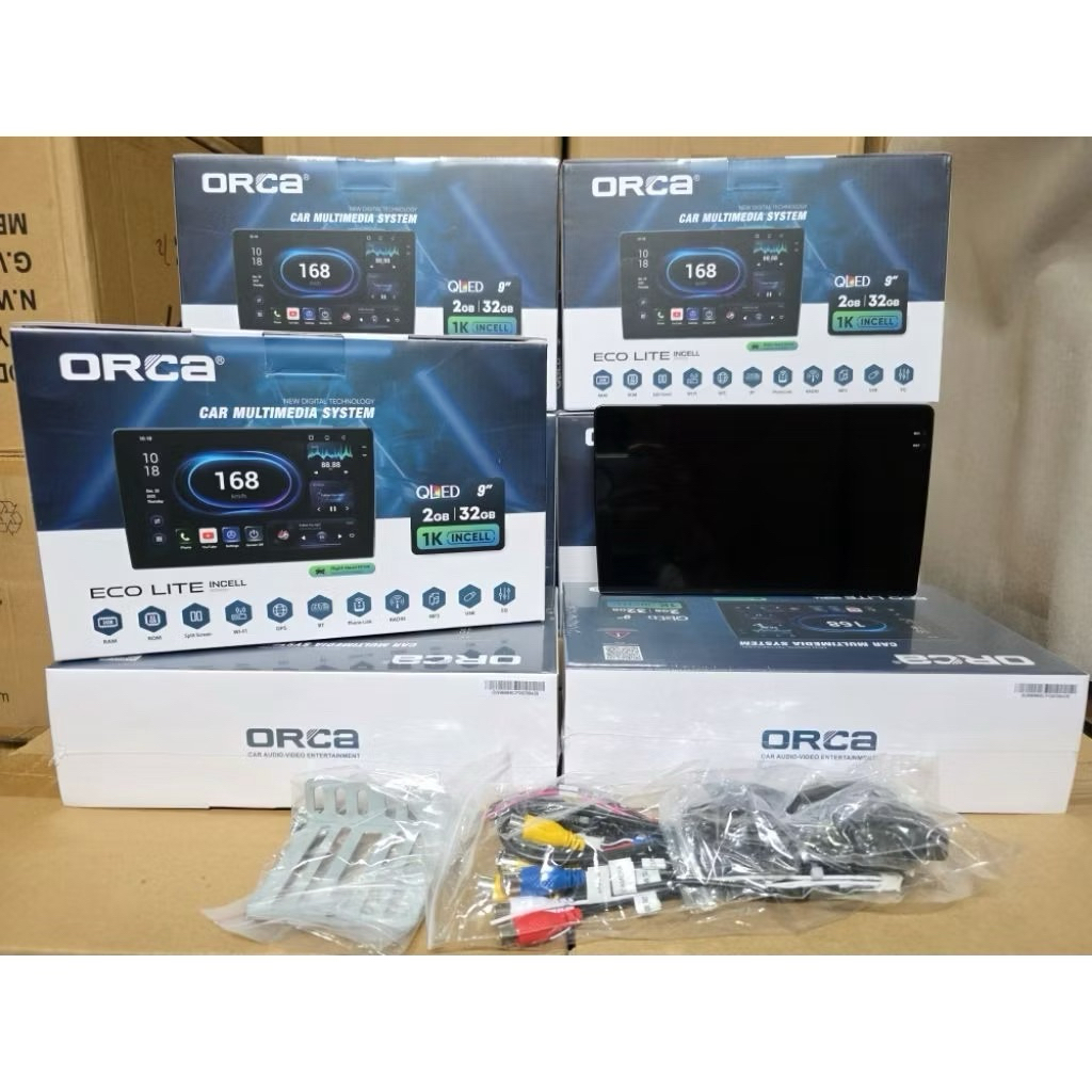 HEADUNIT ANDROID 9inch ORCA ECO RAM 2/32GB