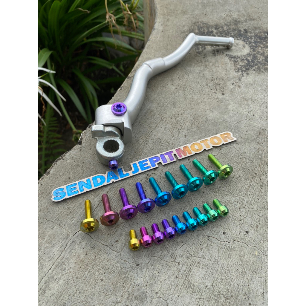 BAUT TITANIUM KICK STATER VIAR CROSS BAUT TITANIUM SELAHAN VIAR CROSS BAUT TITANIN ENGKOL STATER VIA
