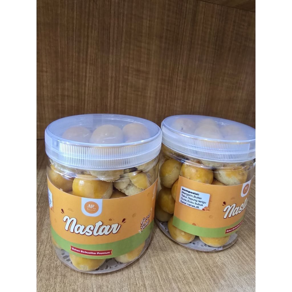 Kue Nastar Toples Plastik Kecil
