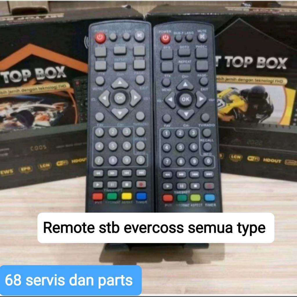 Remote stb evercoss semua type