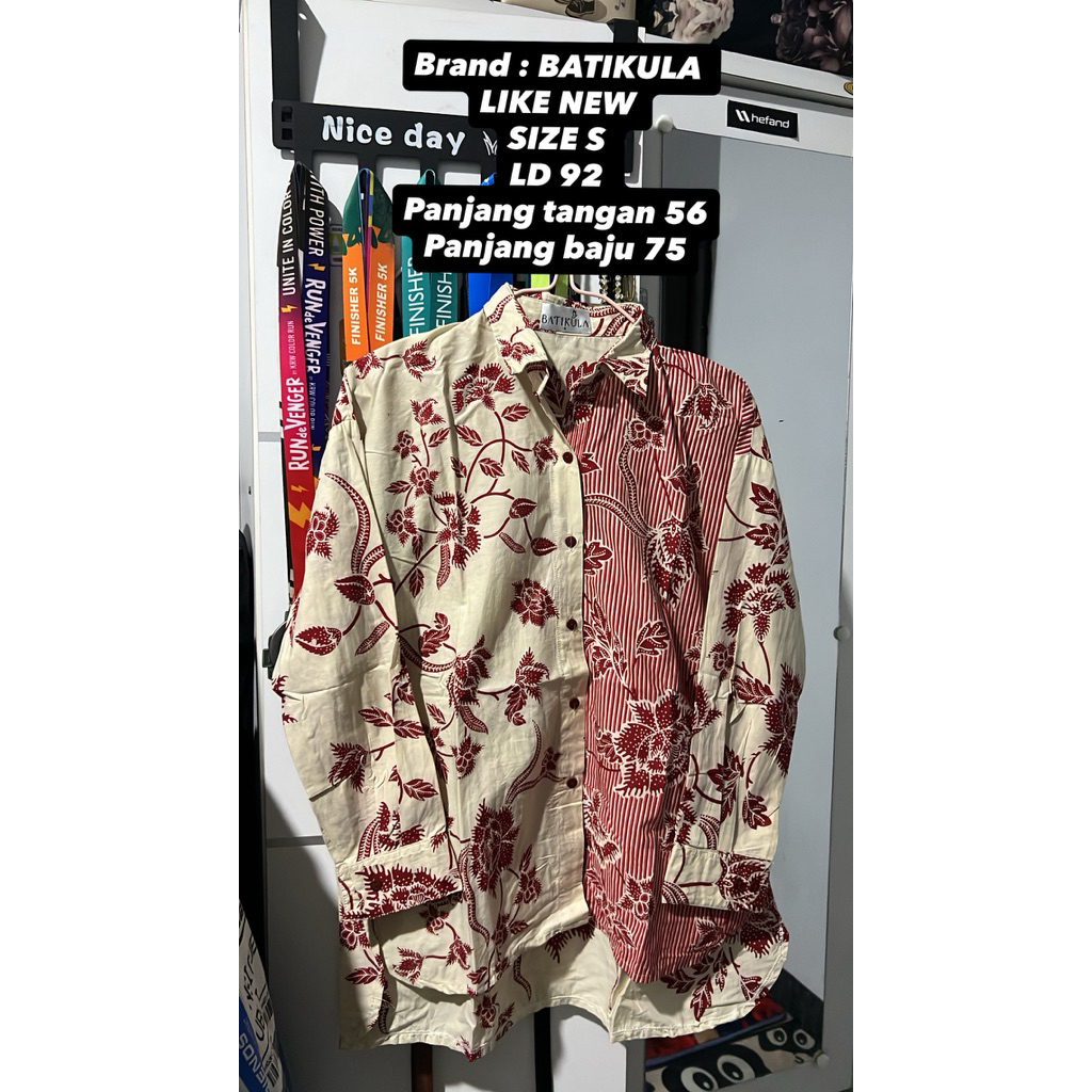 PRELOVED BATIK WANITA LIKE NEW BATIKULA DLL (HARGA NETT) NORETUR