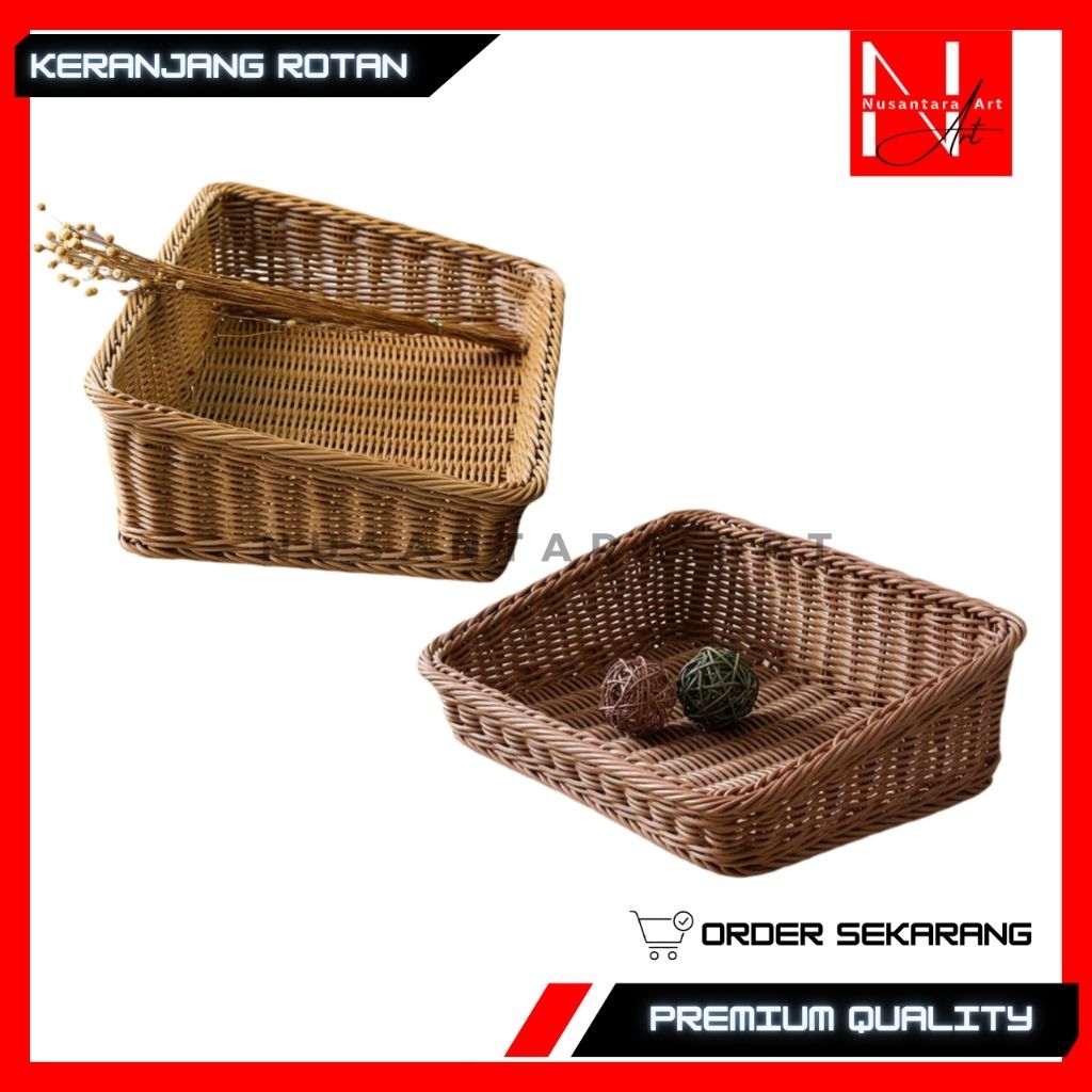 Keranjang Rotan Kotak Miring Keranjang Rotan Persegi Keranjang Rotan Hampers Souvenir Seserahan