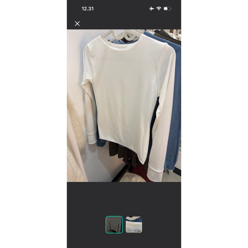 evertops white preloved