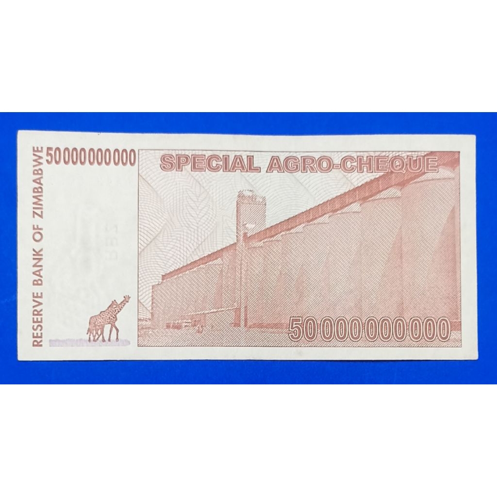 UANG ZIMBABWE 5O OOO OOO OOO DOLLARS