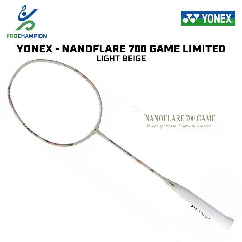 Raket Badminton Yonex Nanoflare 700 Game Limited Light Beige