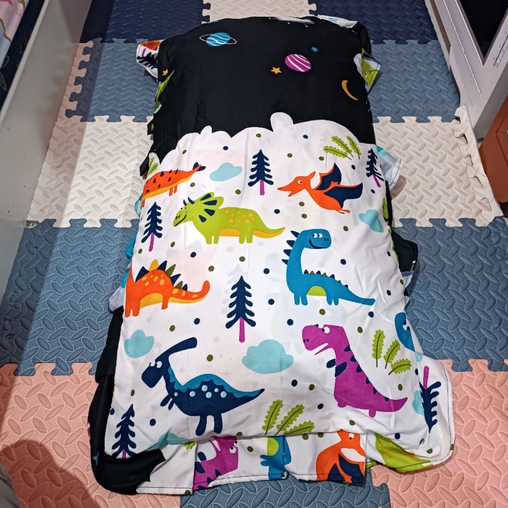 PROMO SARUNG BANTAL CINTA JUMBO BESAR 100X50 cm PANJANG JUMBO RIMPEL RUMBAI SARCIN Motif Karakter