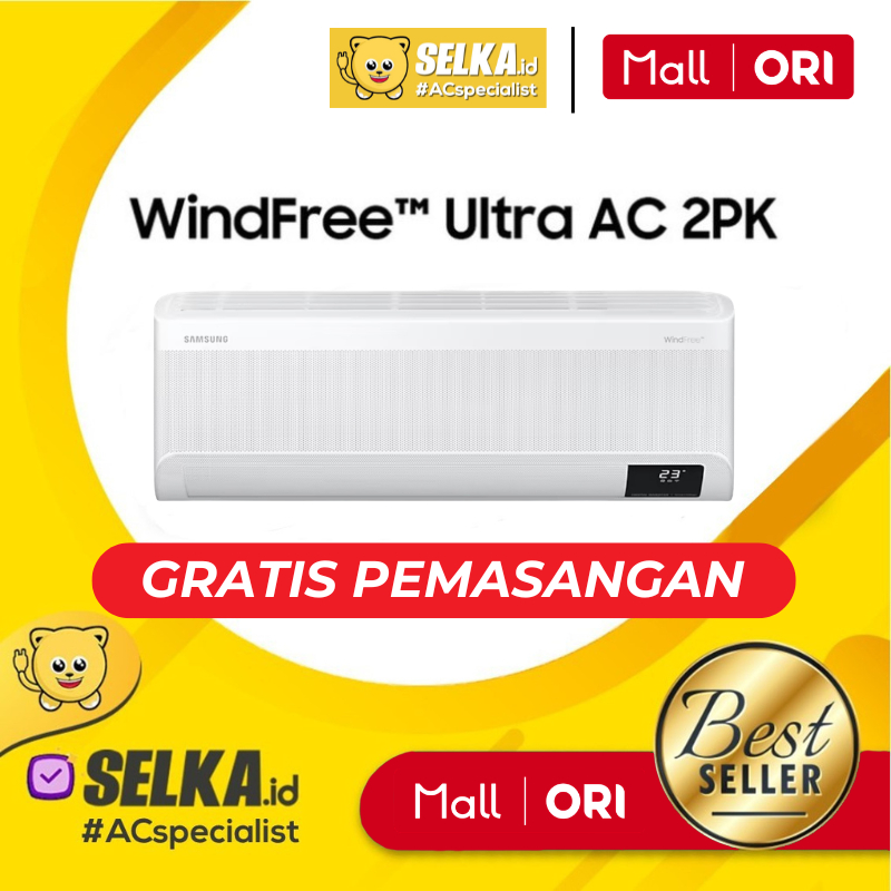 AC SAMSUNG AR18CYKAAWKNSE AC SPLIT 2 PK INVERTER WINDFREE ULTRA