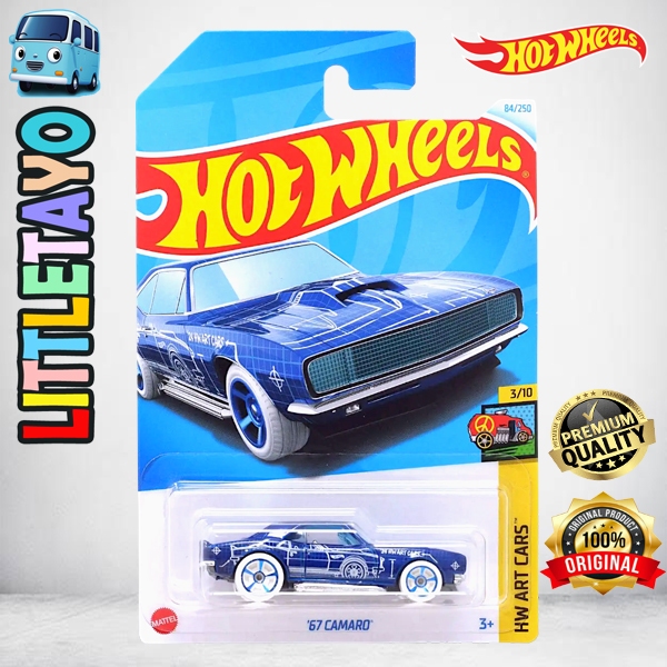 Hot Wheels 67 Camaro Biru Kuning Emas Gold Diecast Mobil Muscle Classic Car