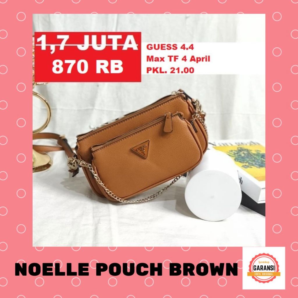 Tas Guess wanita seri NOELLE POUCH original SALE STORE