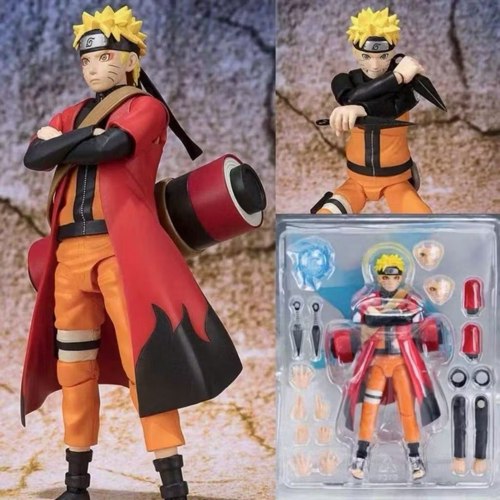 Artikulasi Naruto Figure Naruto Sage Mode Naruto Rasen Shuriken Figure Recast SHF