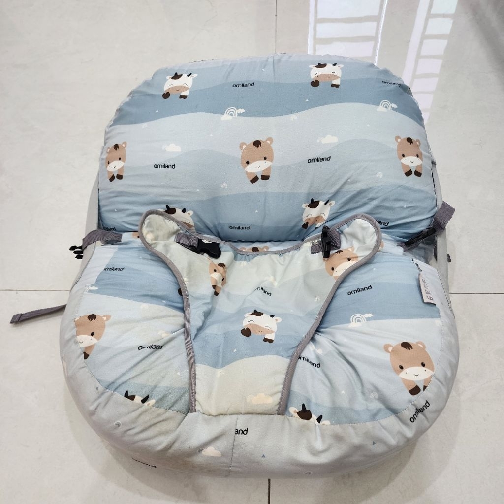 Preloved Sofa Bayi Multifungsi + bantal dot / Preloved Omiland Sofa Bayi / Preloved Sofa Bayi