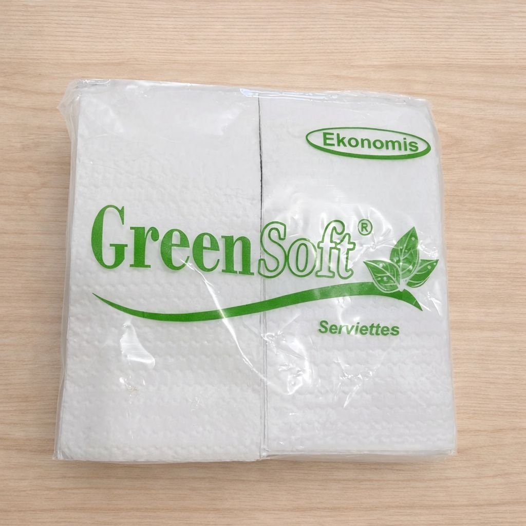 Green soft tisue belah 2 kemasan ekonomis | Tisu Napkin Putih Tebal & Lembut