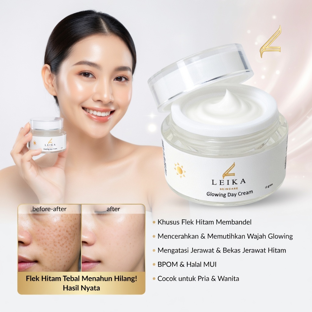 Cream penghilang flek hitam membadel Pria BPOM Skincare penghilang flek hitam cream penghilang flek 