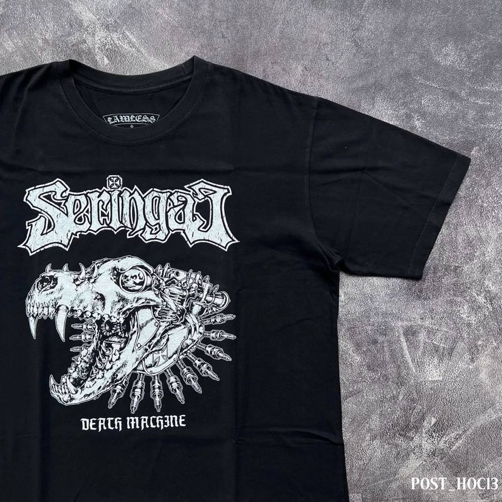 T-SHIRT SERINGAI - DEATH MACHINE. (lawless jakarta)