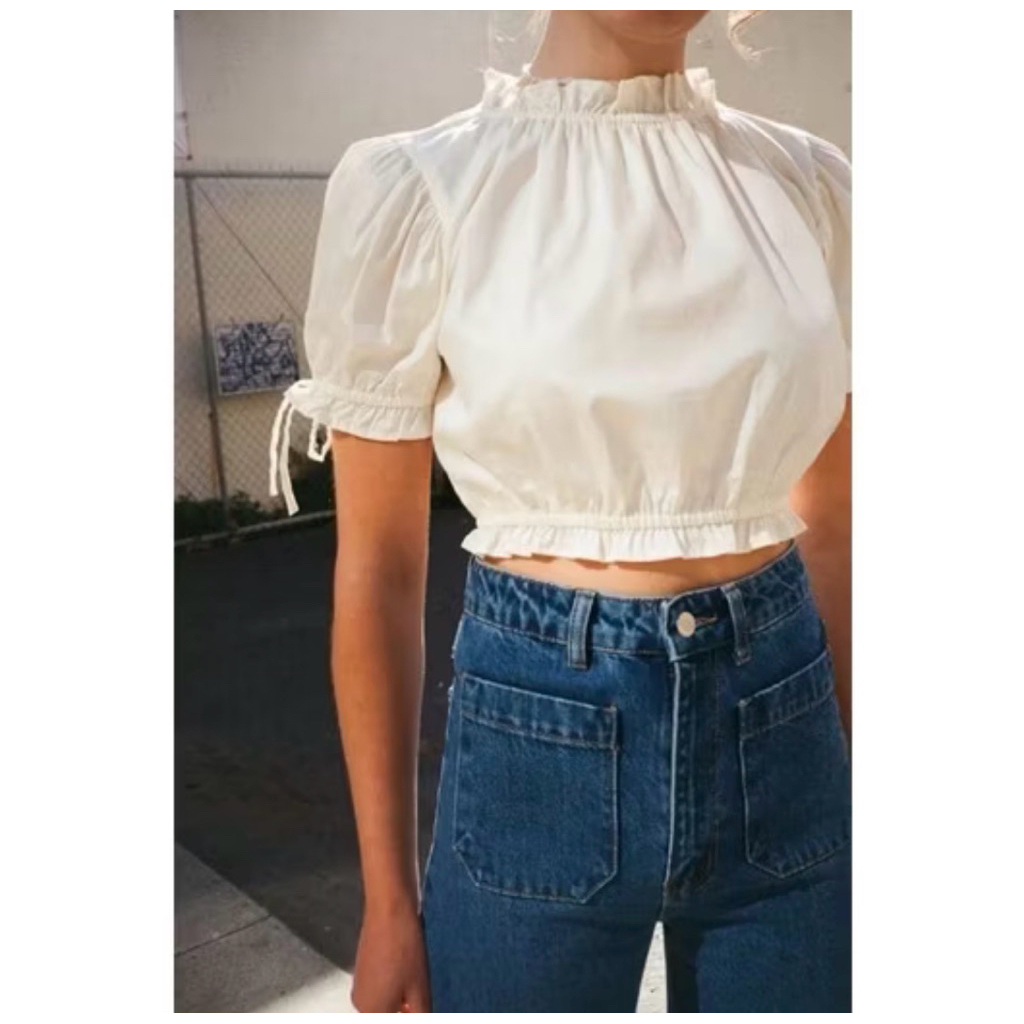 (PRELOVED) TOP RUFFLE