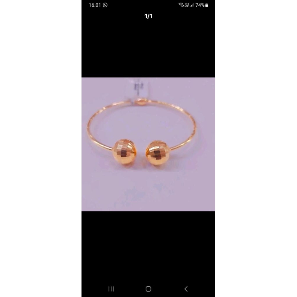 gelang tangan model tinju ujung bola cukitan