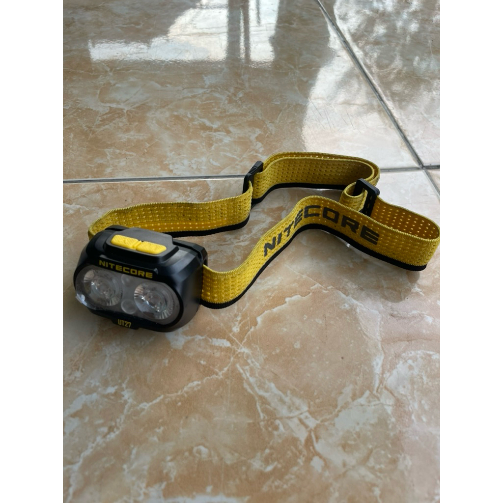 Headlamp NITECORE IP66 800Lumens - UT27 Pro - Kuning - Second