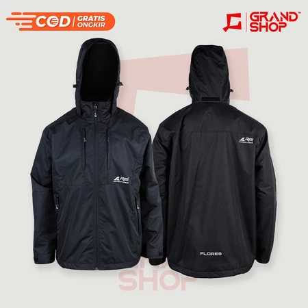 JAKET FLORES AREI PRIA/WANITA TERBARU UNTUK CUACA DINGIN / BERKENDARA BAHAN PERASUT / POLYESTER