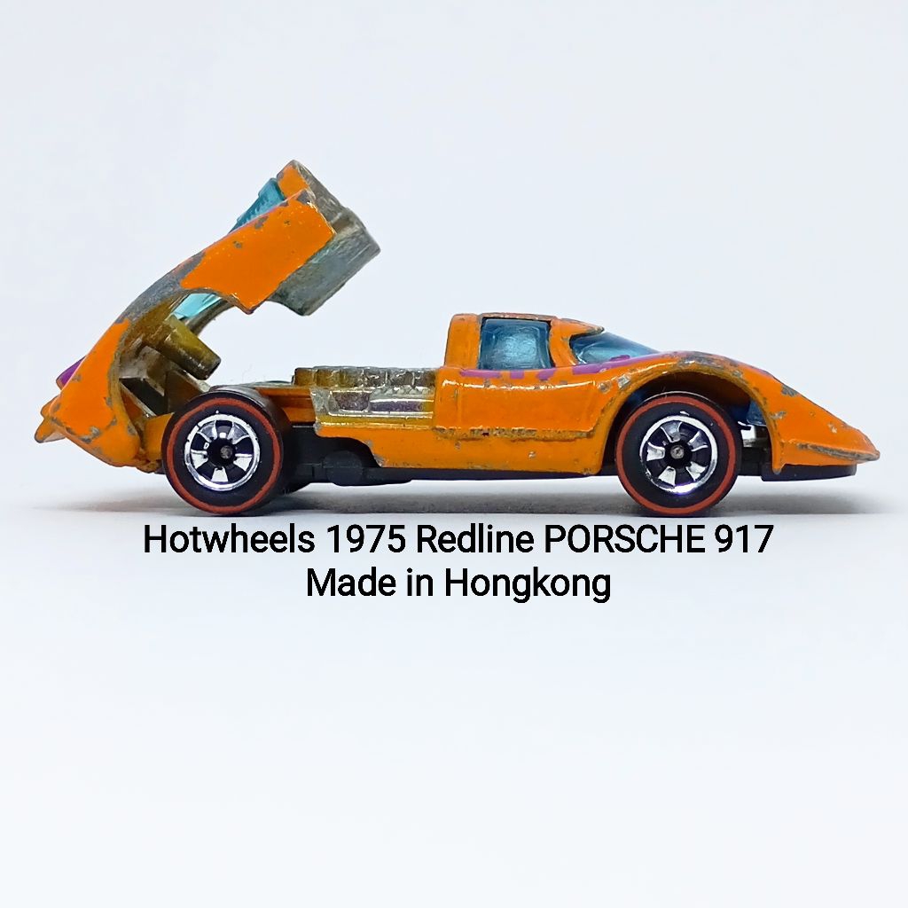 Hot Wheels Vintage 1975 Redline PORSCHE P-917 Made in Hongkong VHTF