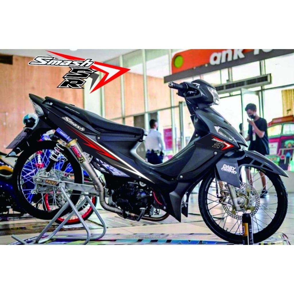 striping smash Titan Suzuki smash variasi