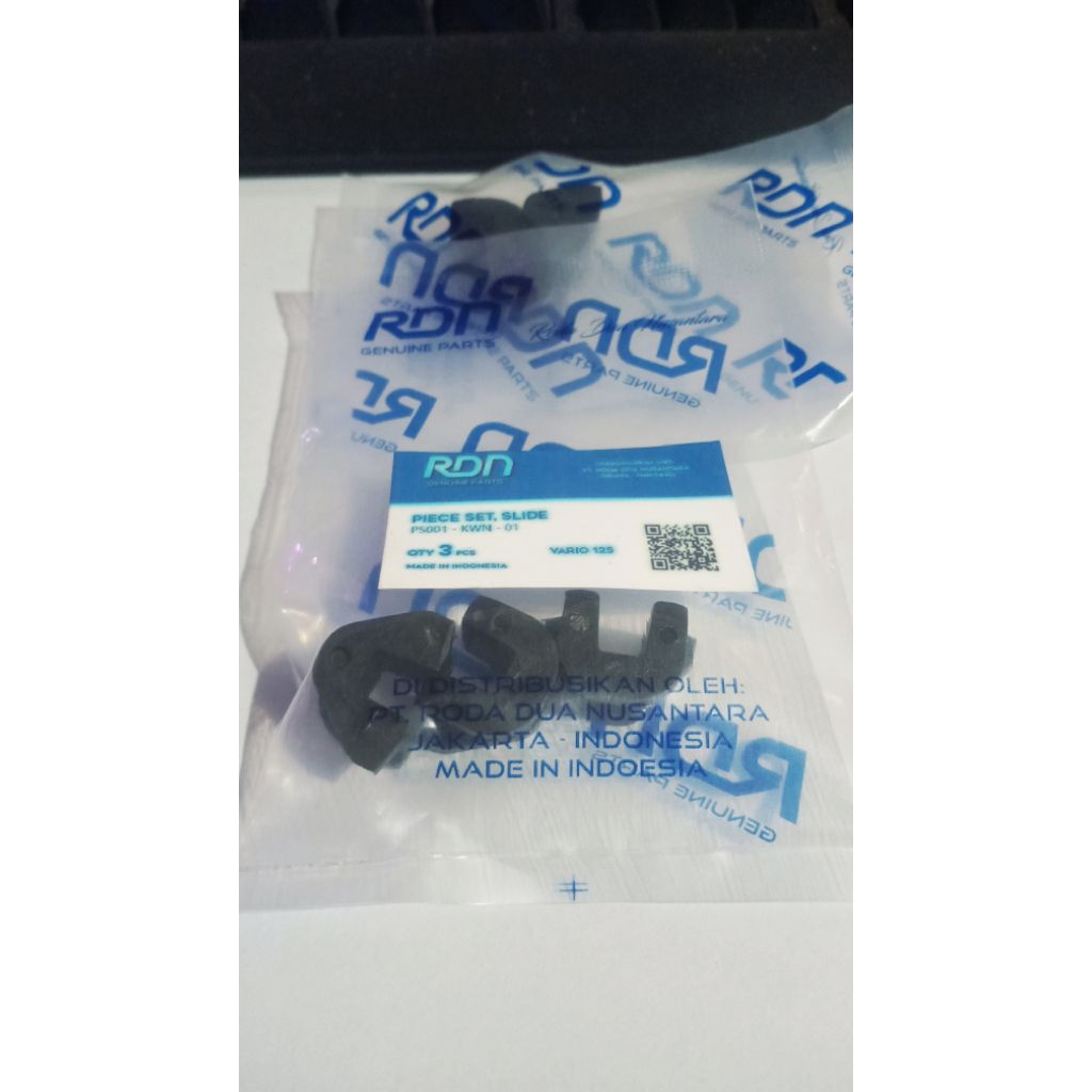 Piece Set. Slide VARIO 125 Kode KWN ORIGINAL RDN
