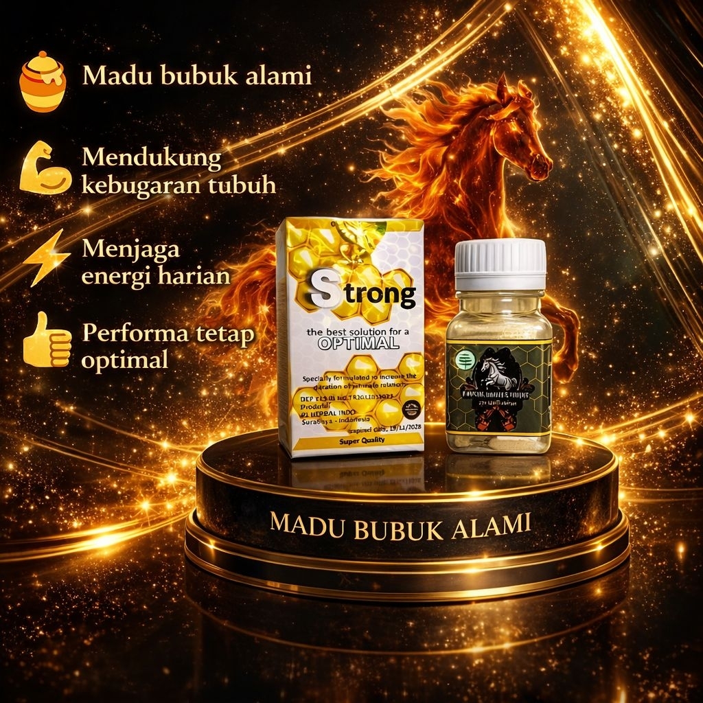 madu bubuk KS isi 20 white terbuat dari serbuk madu murni