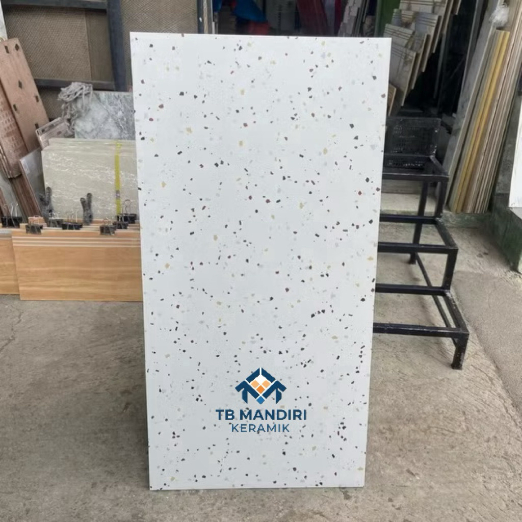 Granit 60x120 Garuda Tile Terazzo White | Matt