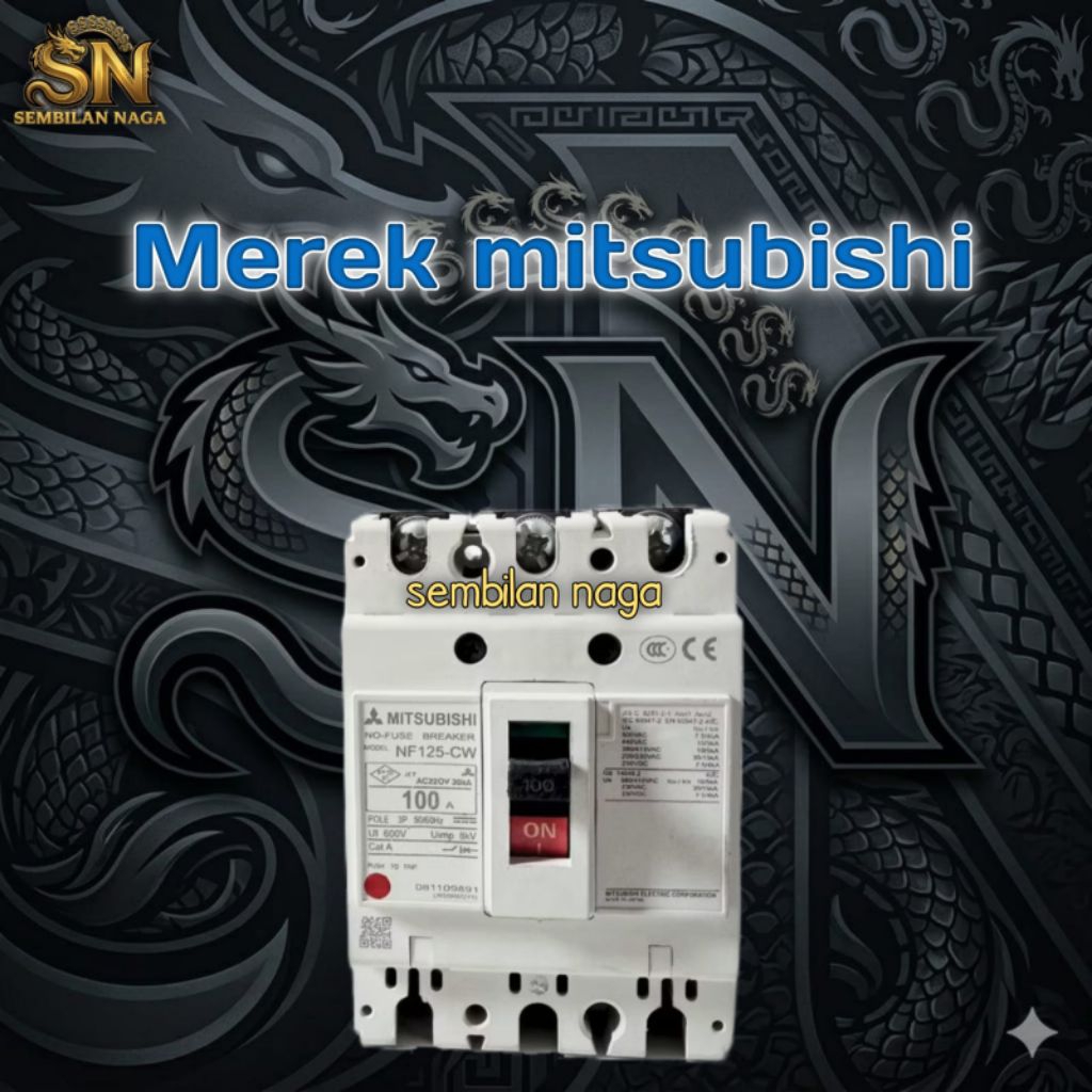 MCCB Breaker Mitsubishi NF125-CW 100A