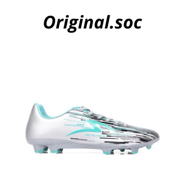 Sepatu Bola/Futsal Specs Lightspeed Reborn Terbaru Silver/Black/Aqua