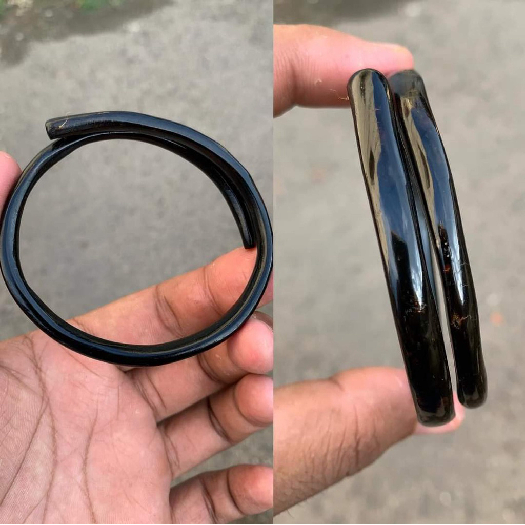 Gelang Akar Bahar Hitam Size Kantoran