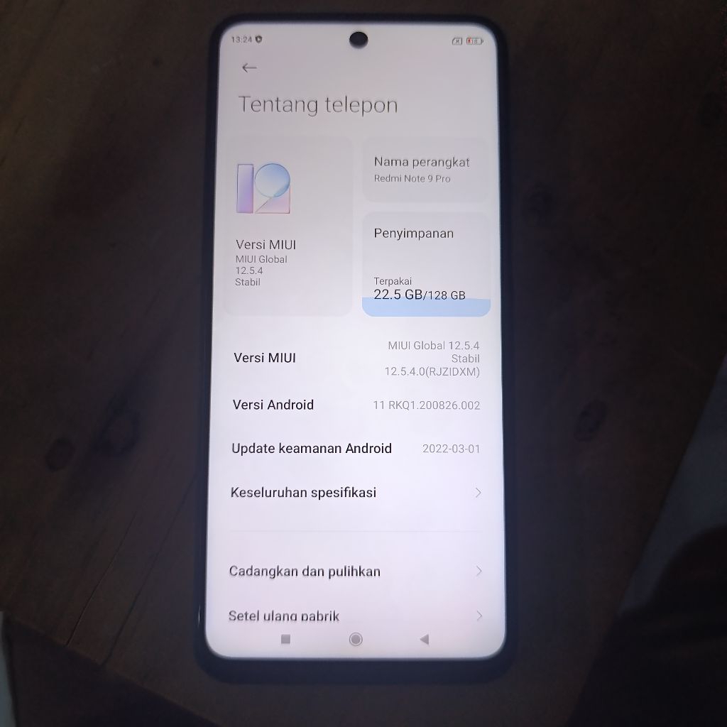 LCD+Frame Redmi note 9 pro Original copotan 100%