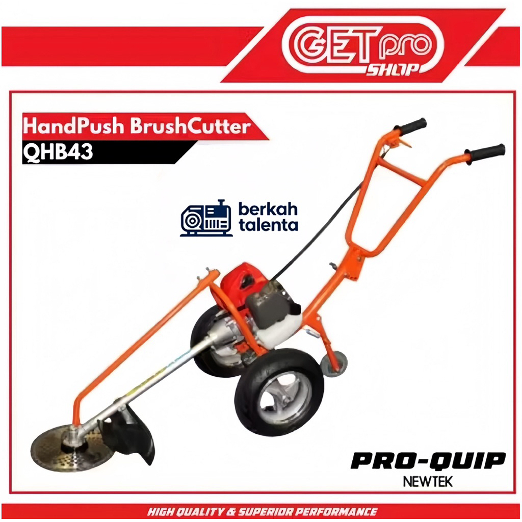 (QHB43 Pro-Quip) Mesin Potong Rumput Dorong QHB43 Pro-Quip / Hand Push Cutter Mesin Babat Rumput 2Ta