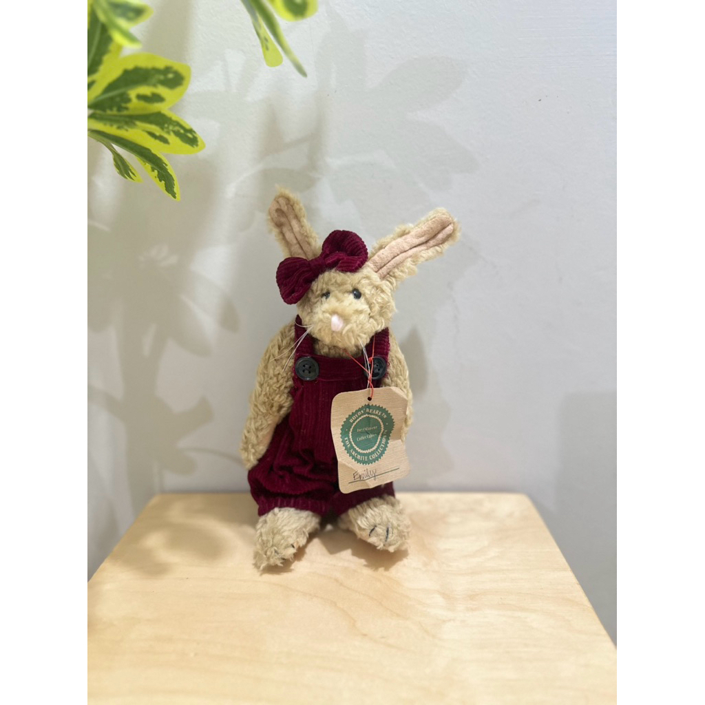 Boneka Rabbit kostum putar artikulasi Boyds